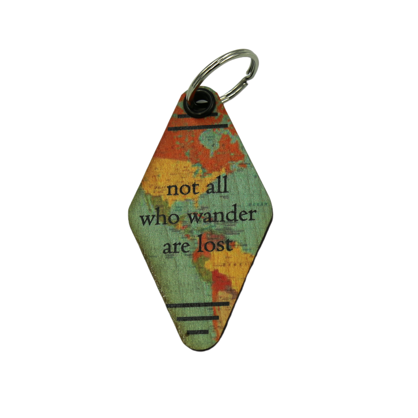 Travel Keychain - Not all who wander are lost