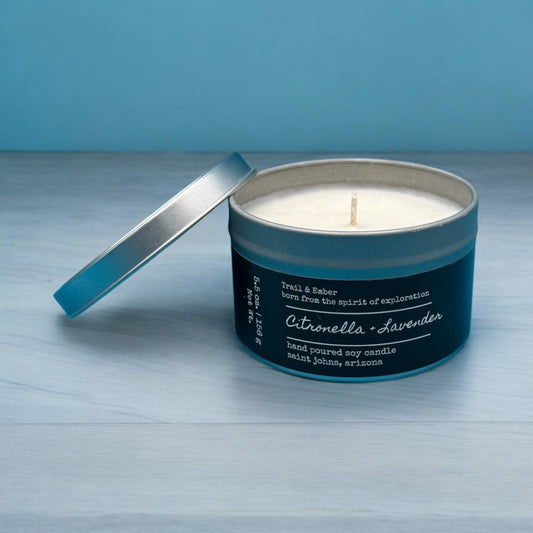 Citronella + Lavender Soy Candle - Outdoor Collection